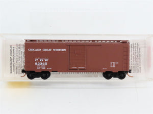 N Scale Micro-Trains MTL 20466 CGW Chicago Great Western 40' Box Car 93365 RTR