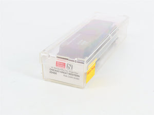 N Scale Micro-Trains MTL 20466 CGW Chicago Great Western 40' Box Car 93365 RTR