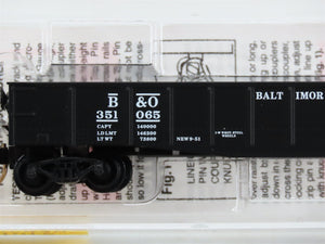 N Scale Micro-Trains MTL 105030 B&O Baltimore & Ohio Gondola 351065 RTR