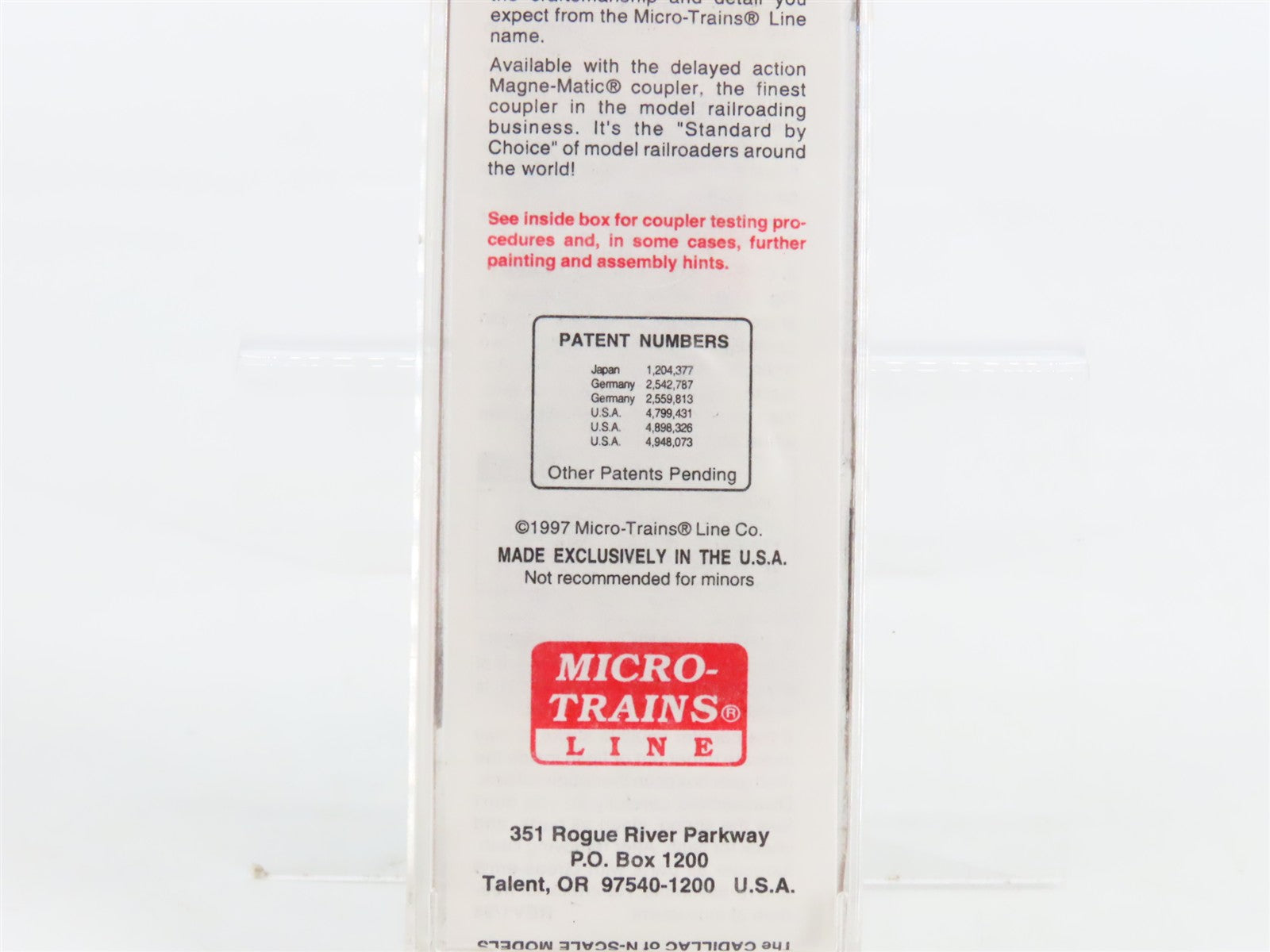 N Scale Micro-Trains MTL 22180 MILW Milwaukee Road 40' Box Car 29960 RTR