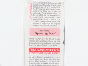 N Scale Micro-Trains MTL 35050 C.P. Canadian Pacific 40' Stock/Cattle Car RTR