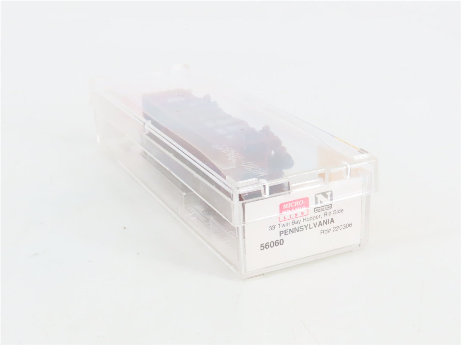 N Scale Micro-Trains MTL 56060 PRR Pennsylvania 33' 2-Bay Hopper 220306 RTR