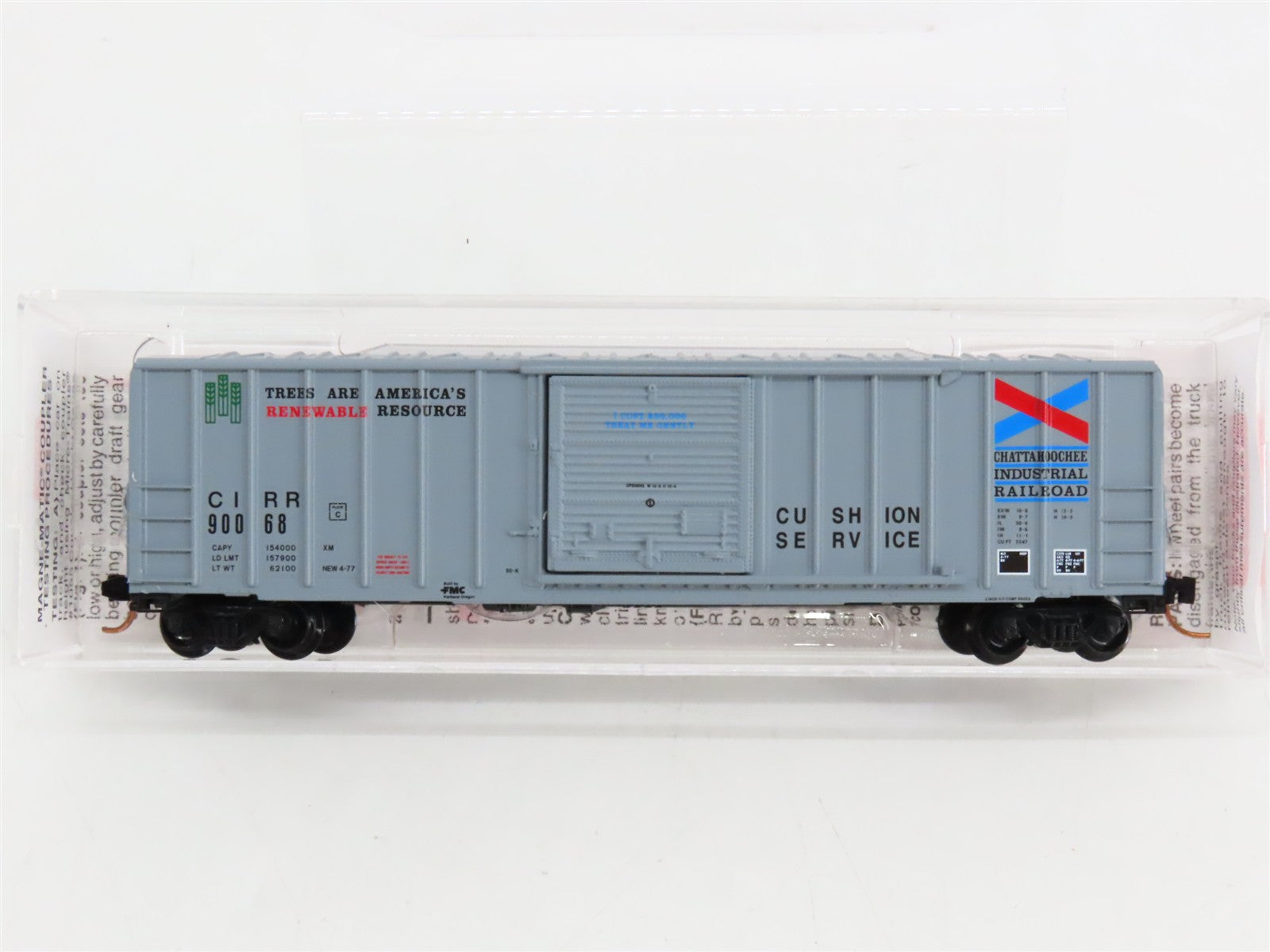N Scale Micro-Trains MTL 25040 Chattahoochee Industrial Railroad 50' Box Car RTR
