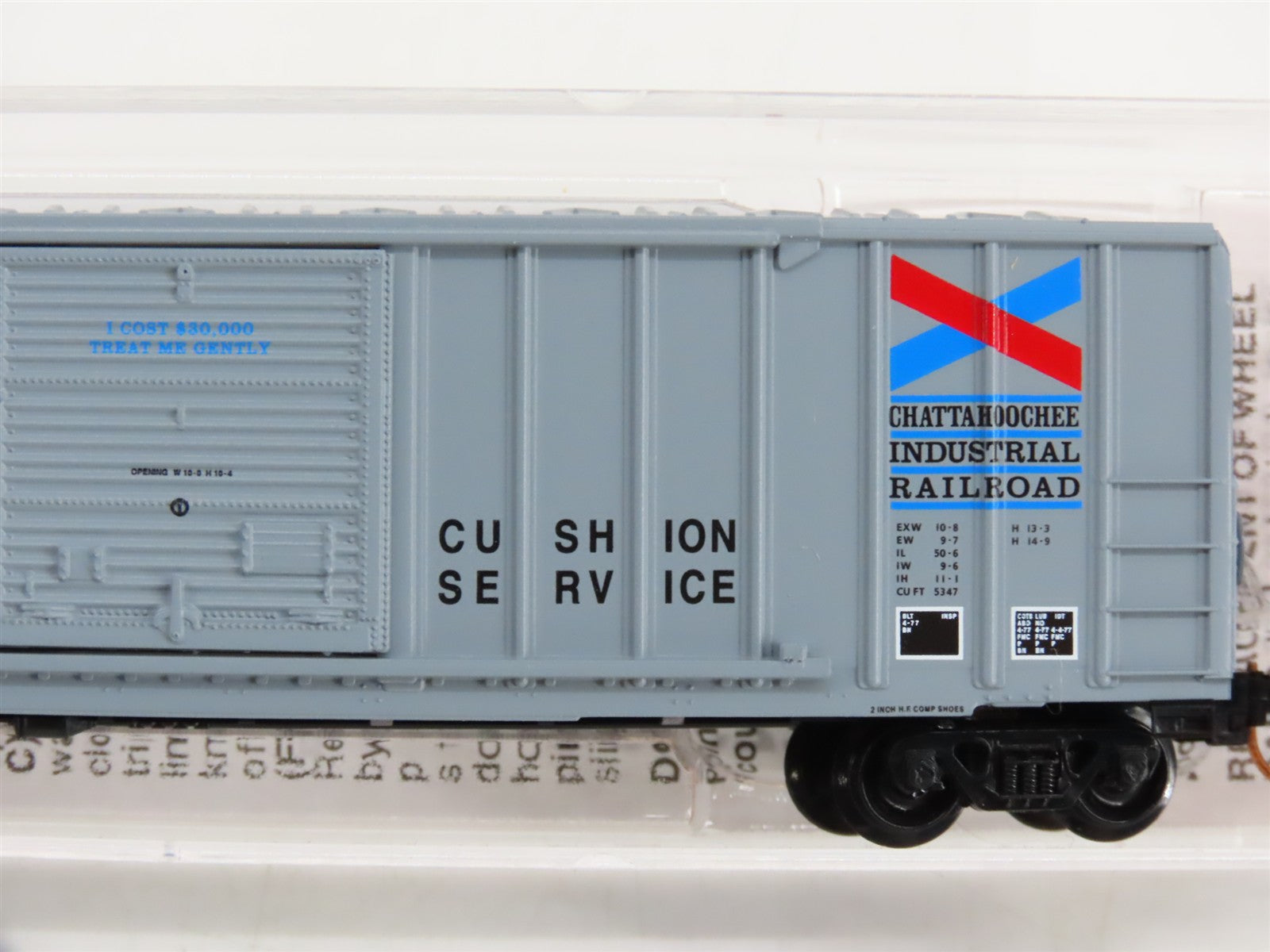 N Scale Micro-Trains MTL 25040 Chattahoochee Industrial Railroad 50' Box Car RTR