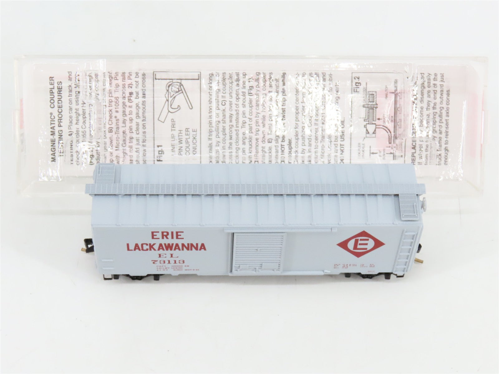 N Scale Micro-Trains MTL 20360 EL Erie Lackawanna 40' Box Car 73113 RTR