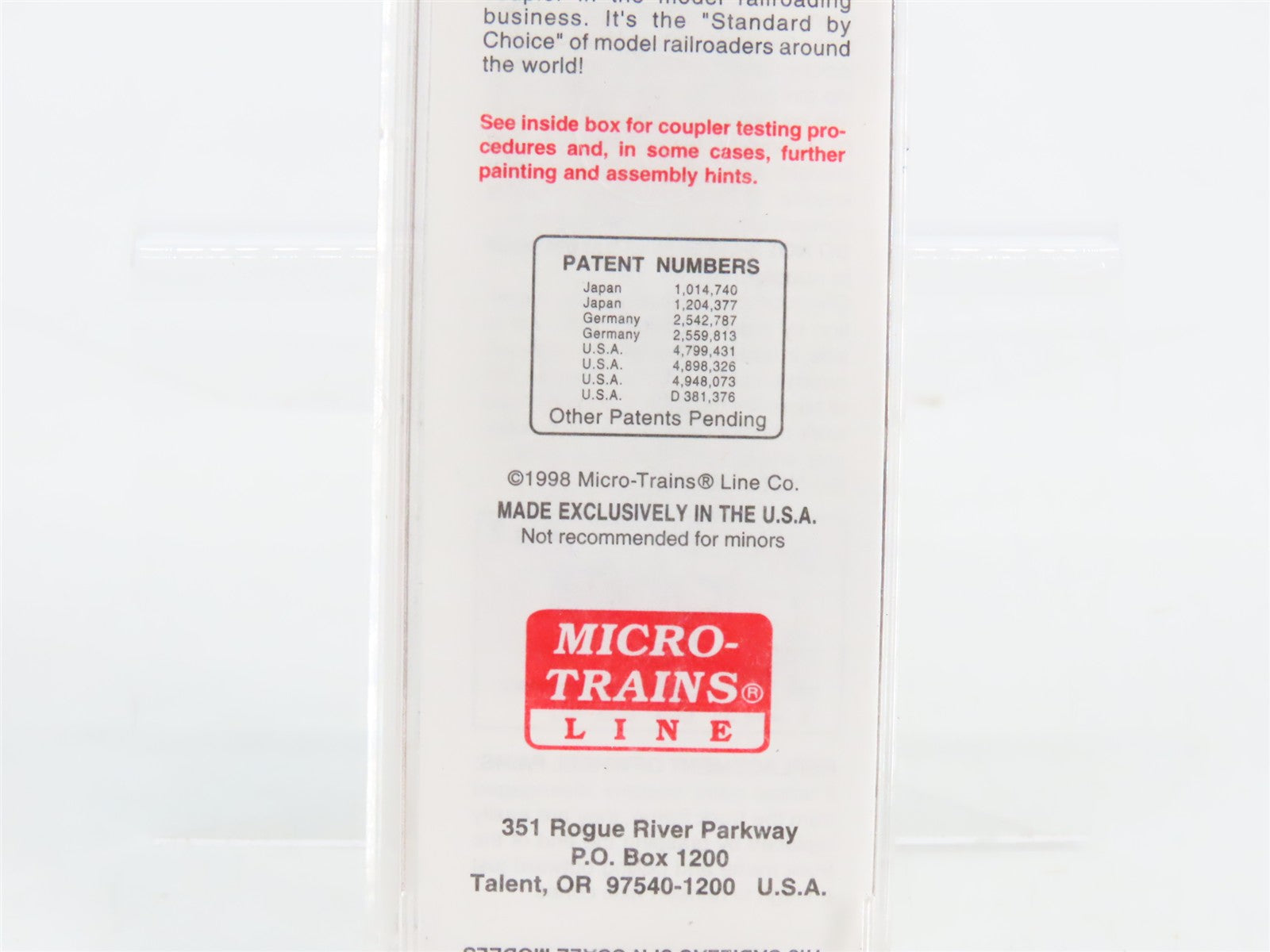 N Scale Micro-Trains MTL 74040/2 CP Canadian Pacific 40' Plug Door Box Car RTR