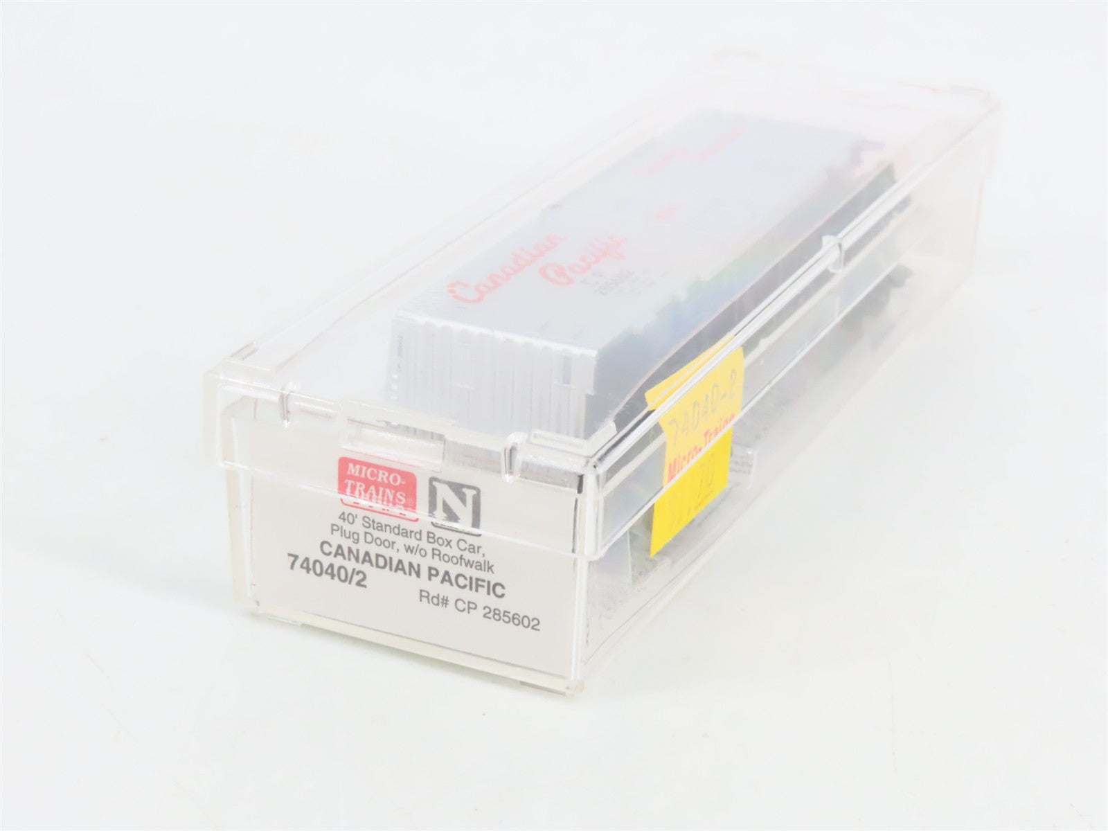 N Scale Micro-Trains MTL 74040/2 CP Canadian Pacific 40' Plug Door Box Car RTR