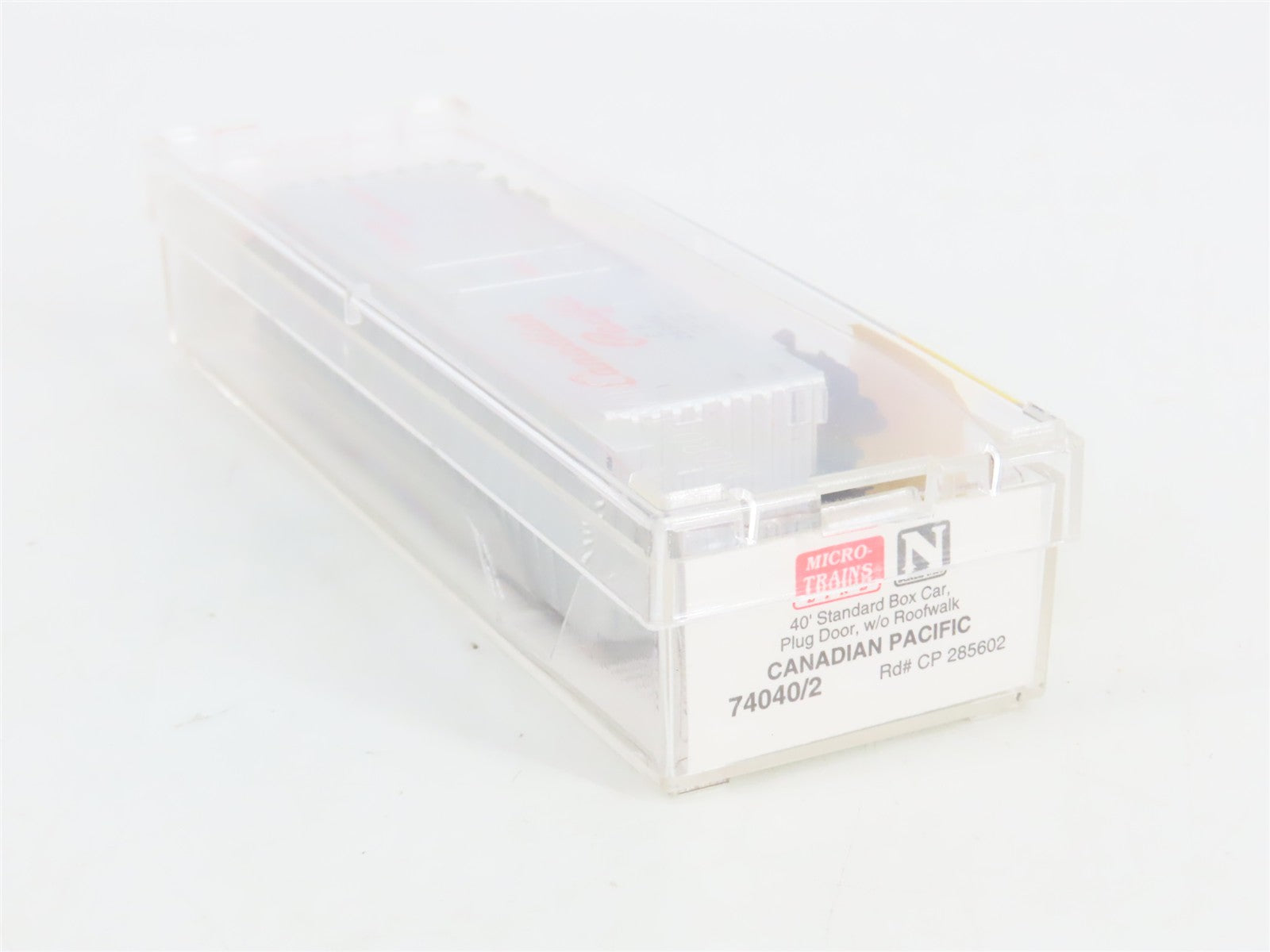 N Scale Micro-Trains MTL 74040/2 CP Canadian Pacific 40' Plug Door Box Car RTR