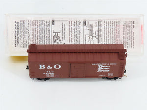 N Scale Micro-Trains MTL 20346 B&O Baltimore & Ohio 40' Box Car 470687 RTR