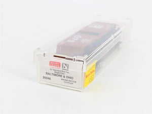 N Scale Micro-Trains MTL 20346 B&O Baltimore & Ohio 40' Box Car 470687 RTR