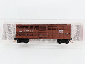 N Scale Micro-Trains MTL 35050 C.P. Canadian Pacific 40' Stock/Cattle Car RTR