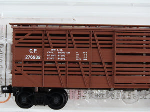 N Scale Micro-Trains MTL 35050 C.P. Canadian Pacific 40' Stock/Cattle Car RTR