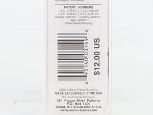 N Scale Micro-Trains MTL 35050 C.P. Canadian Pacific 40' Stock/Cattle Car RTR