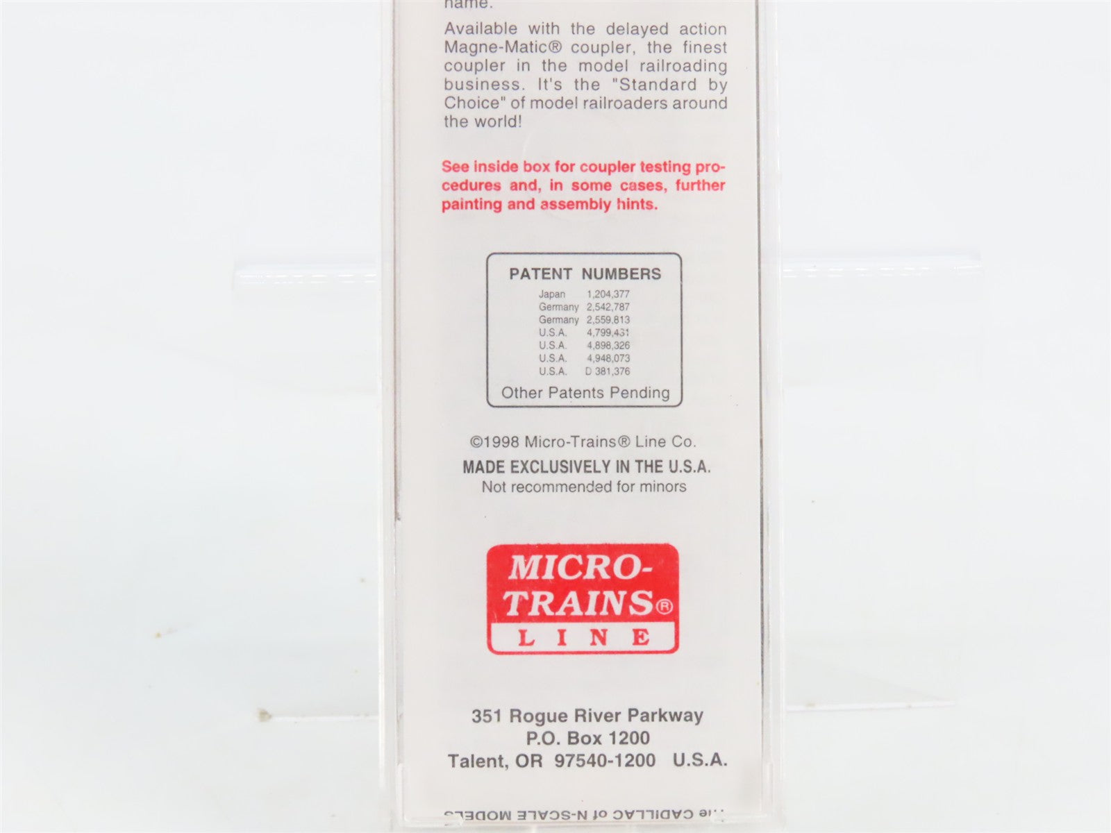 N Scale Micro-Trains MTL 37010 CR Conrail 50' Box Car 174605 RTR