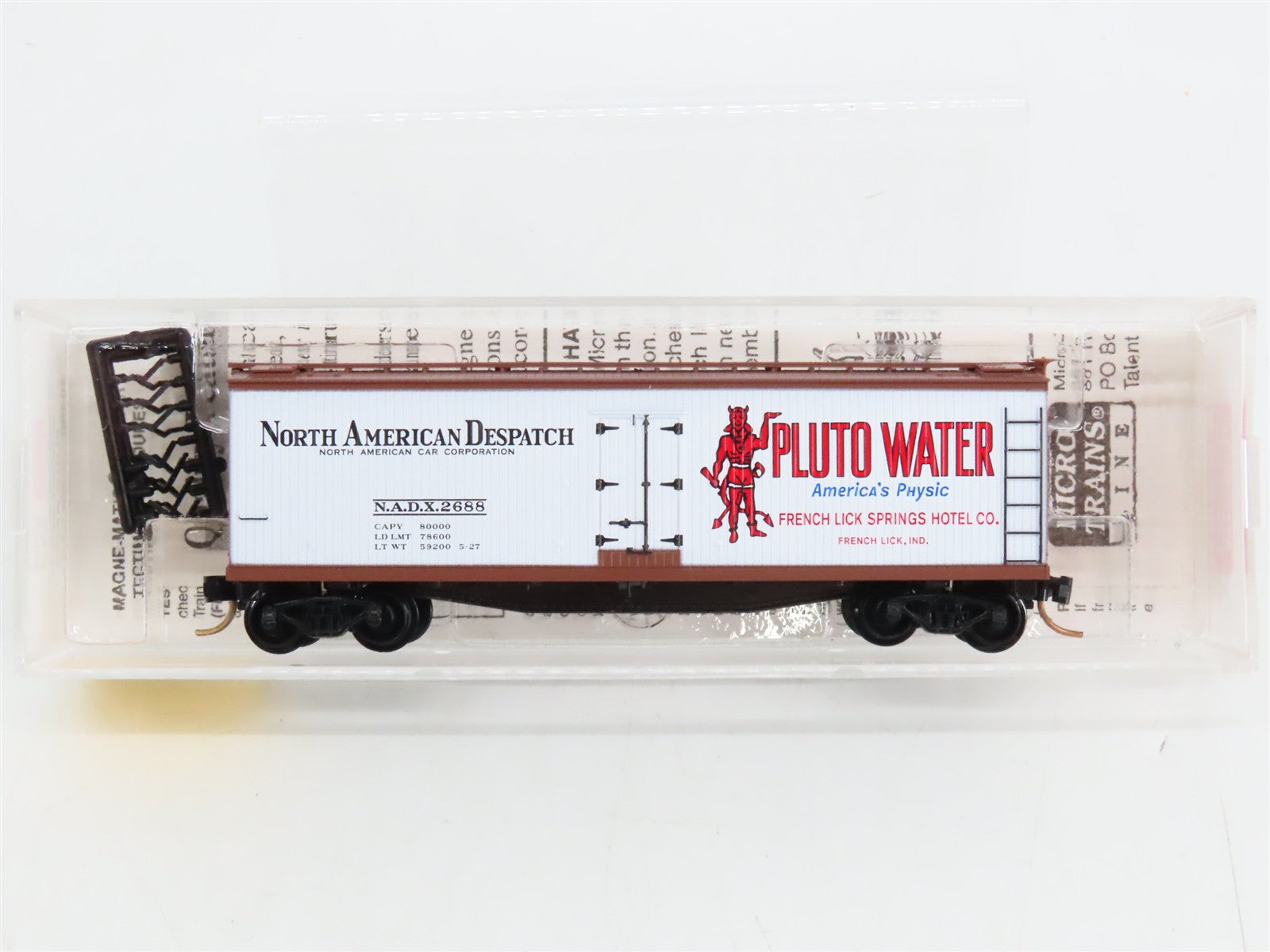 N Scale Micro-Trains MTL 49490 NADX North American Despatch 40' Reefer 2688 RTR