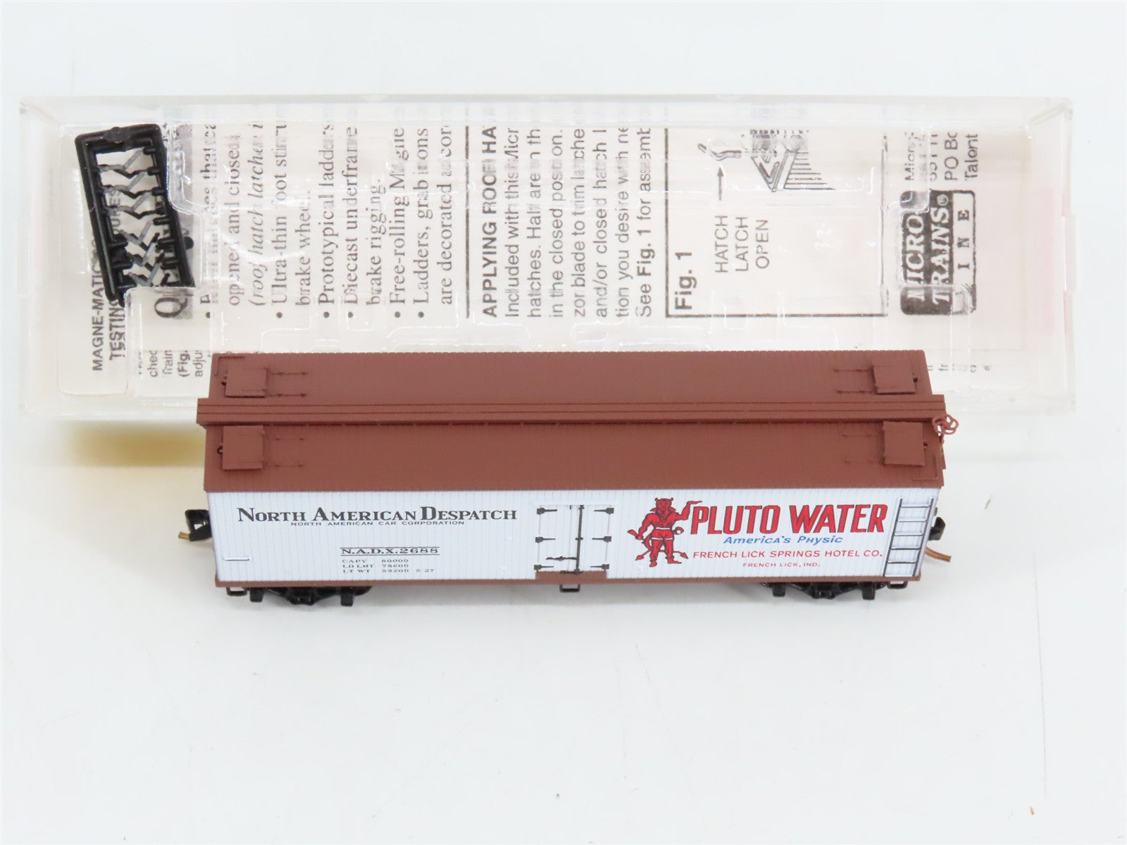 N Scale Micro-Trains MTL 49490 NADX North American Despatch 40' Reefer 2688 RTR