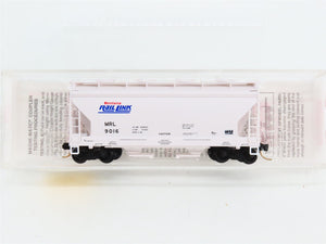 N Scale Micro-Trains MTL 92110 MRL Montana Rail Link 2-Bay Covered Hopper RTR