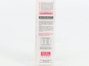 N Scale Micro-Trains MTL 92110 MRL Montana Rail Link 2-Bay Covered Hopper RTR
