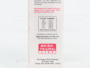 N Scale Micro-Trains MTL 92110 MRL Montana Rail Link 2-Bay Covered Hopper RTR