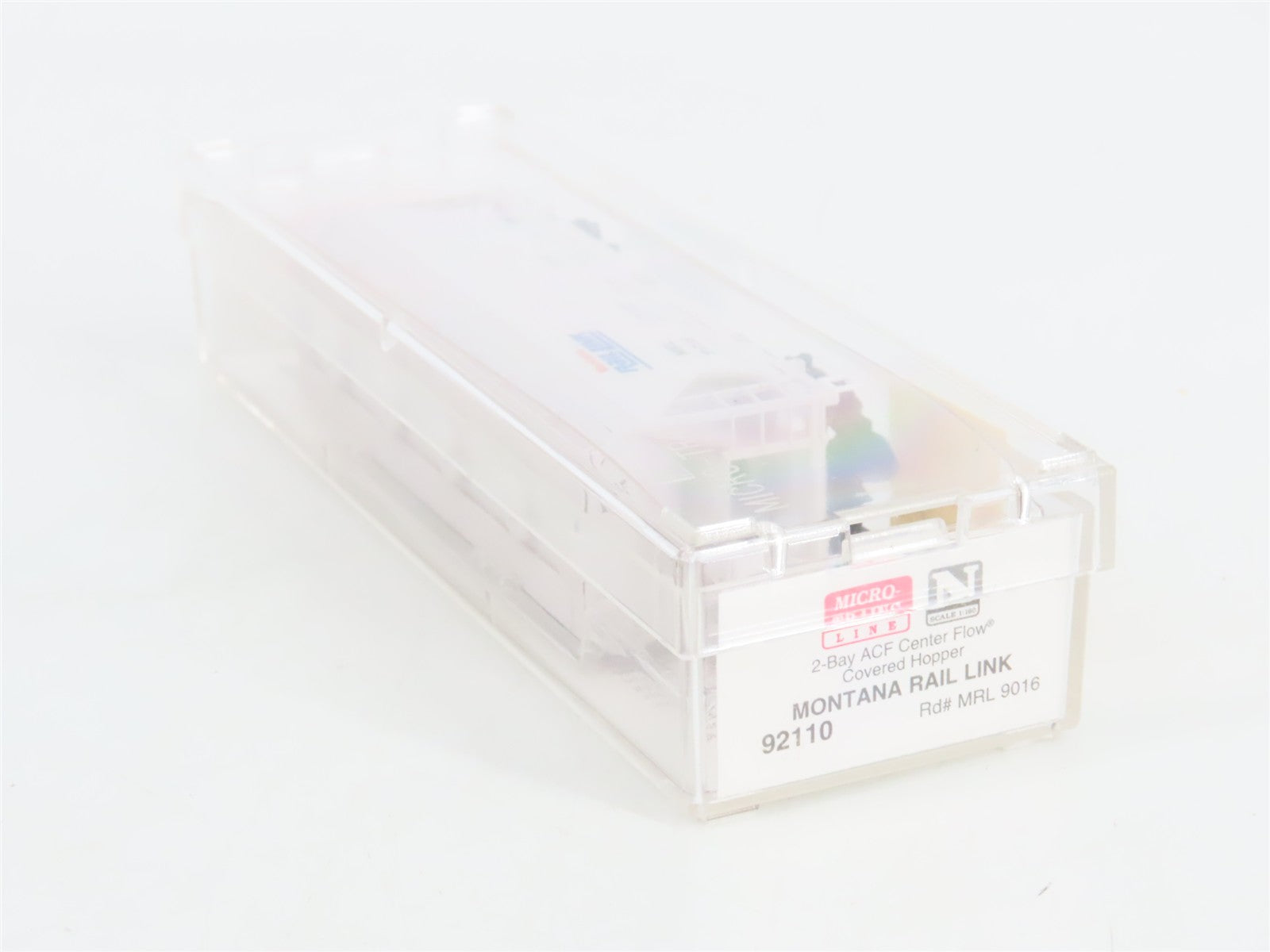 N Scale Micro-Trains MTL 92110 MRL Montana Rail Link 2-Bay Covered Hopper RTR