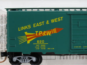 N Scale Micro-Trains MTL 20120 TP&W Toledo, Peoria & Western 40' Box Car 620 RTR