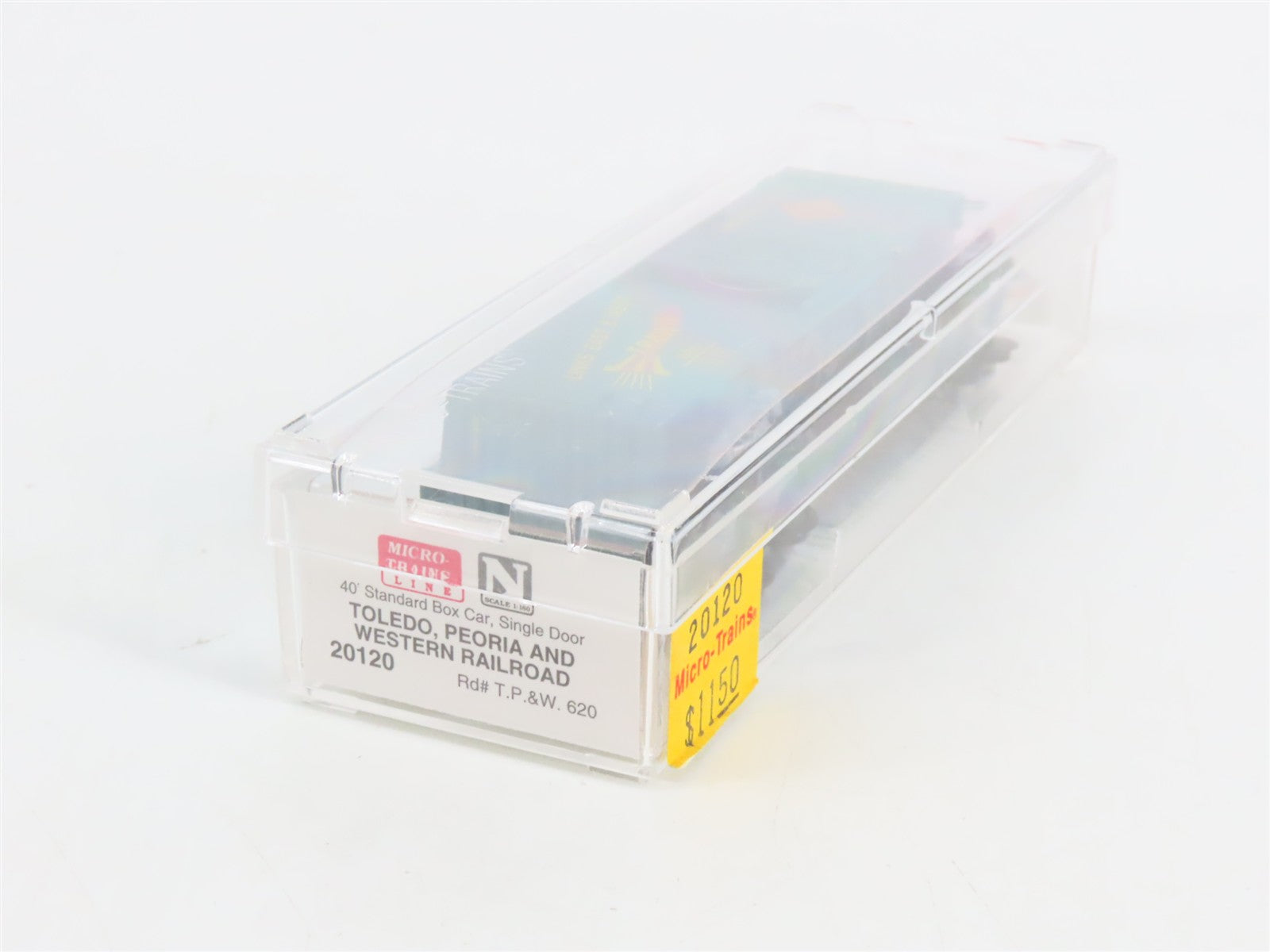 N Scale Micro-Trains MTL 20120 TP&W Toledo, Peoria & Western 40' Box Car 620 RTR
