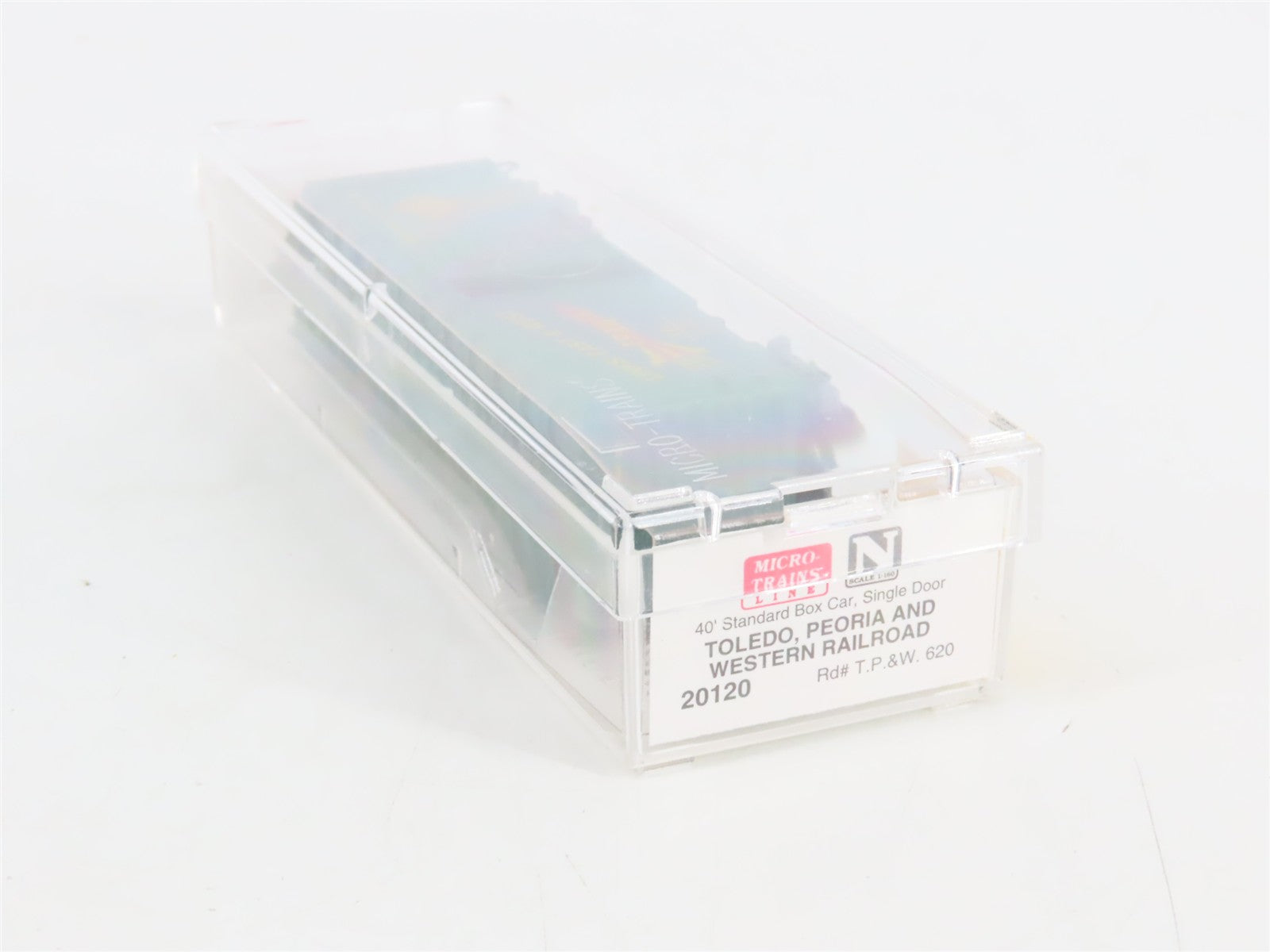 N Scale Micro-Trains MTL 20120 TP&W Toledo, Peoria & Western 40' Box Car 620 RTR