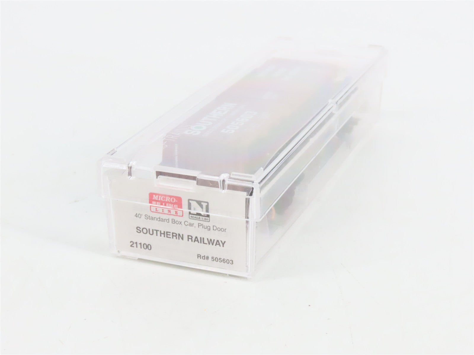 N Scale Micro-Trains MTL 21100 Southern Railway 40' Box Car 505603 RTR