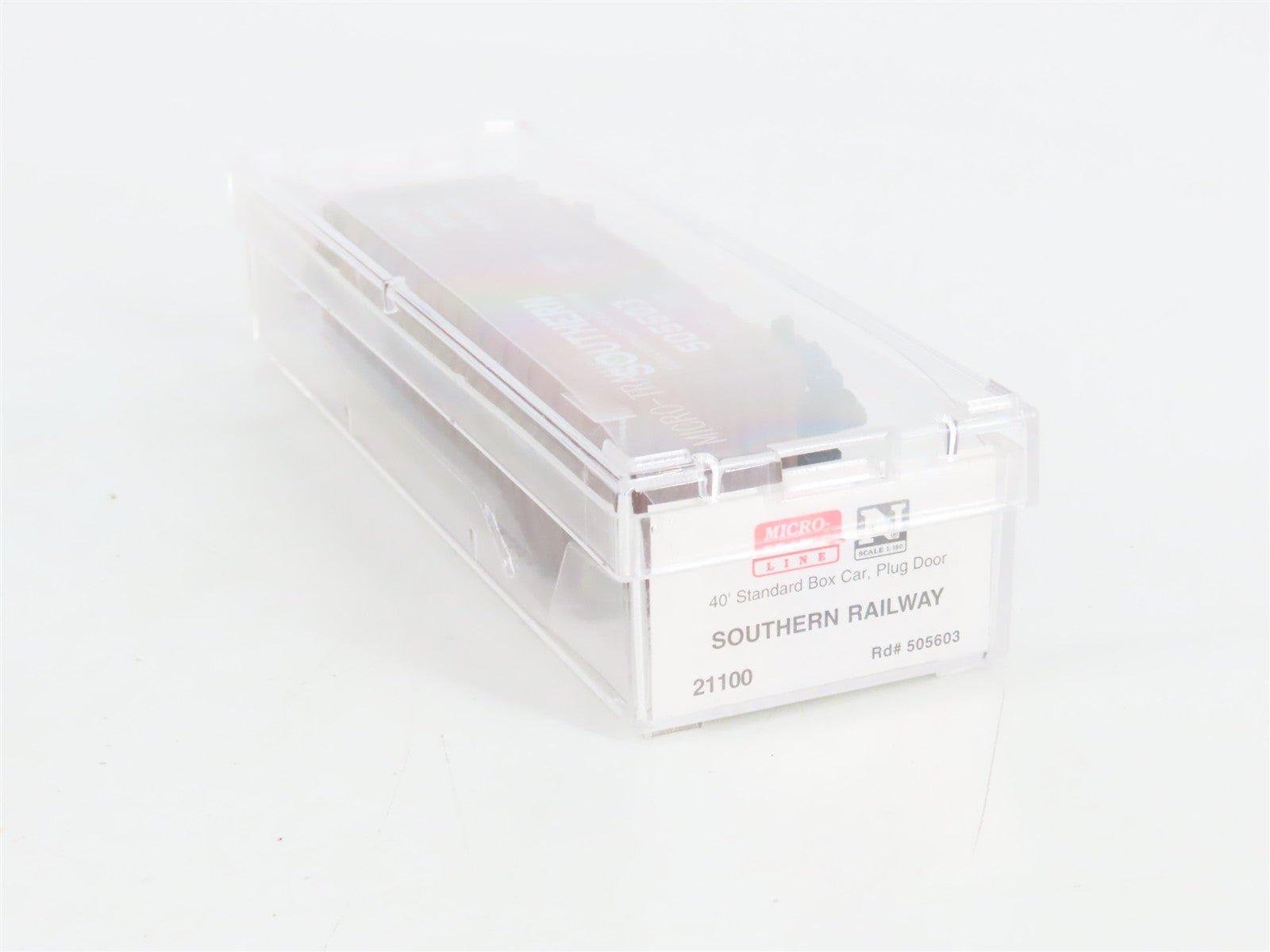 N Scale Micro-Trains MTL 21100 Southern Railway 40' Box Car 505603 RTR