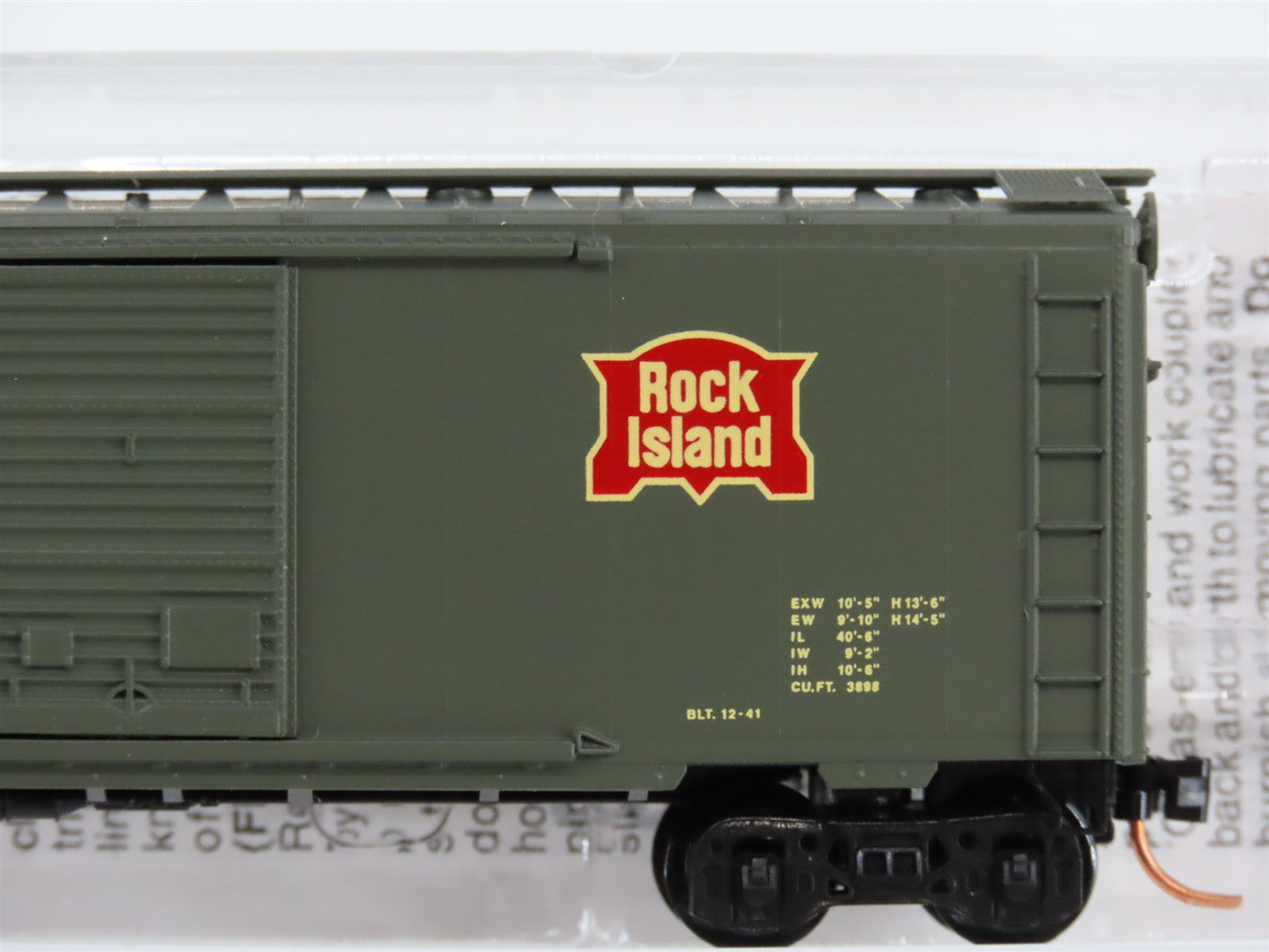 N Scale Micro-Trains MTL 20566 R.I. Rock Island 40' Box Car 20039 RTR