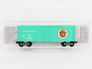 N Scale Micro-Trains MTL 74050 Fire Prevention Train 40' Plug Door Box Car RTR