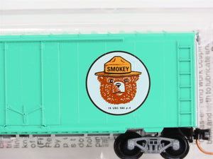 N Scale Micro-Trains MTL 74050 Fire Prevention Train 40' Plug Door Box Car RTR