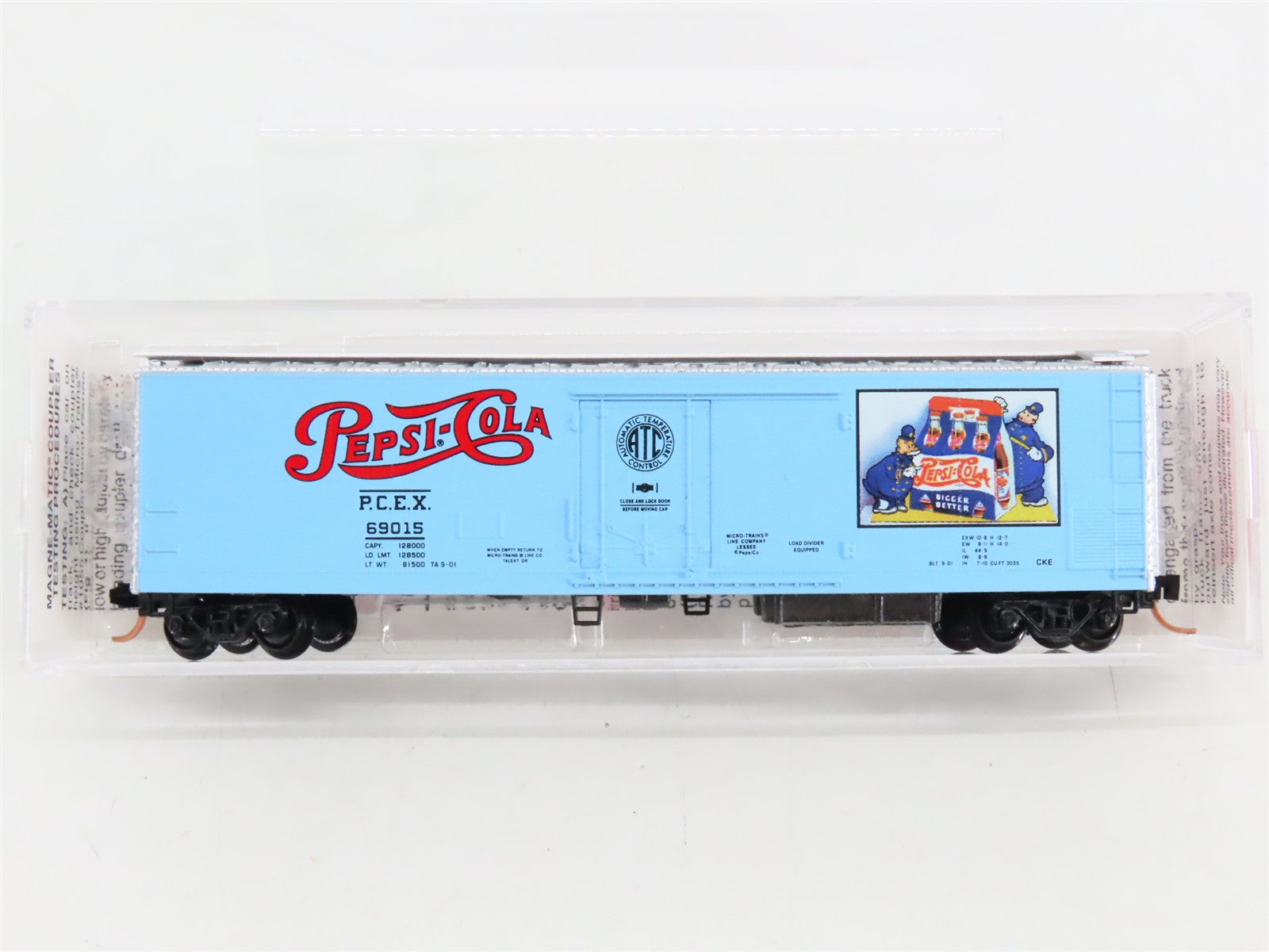 N Scale Micro-Trains MTL 69140 PCEX Pepsi-Cola 59' Mechanical Reefer 69015 RTR