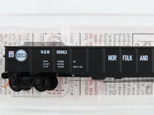 N Scale Micro-Trains MTL 105080 N&W Norfolk & Western 50' Gondola 98863 RTR