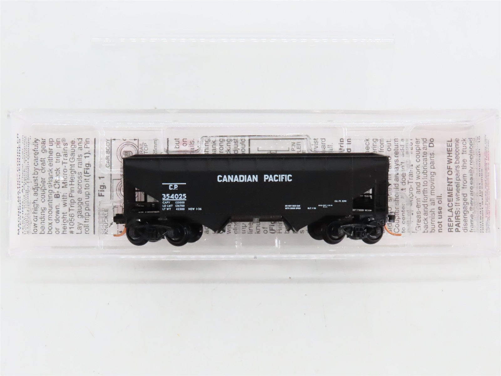 N Scale Micro-Trains MTL 55150 CP Canadian Pacific 33' 2-Bay Hopper 354025 RTR