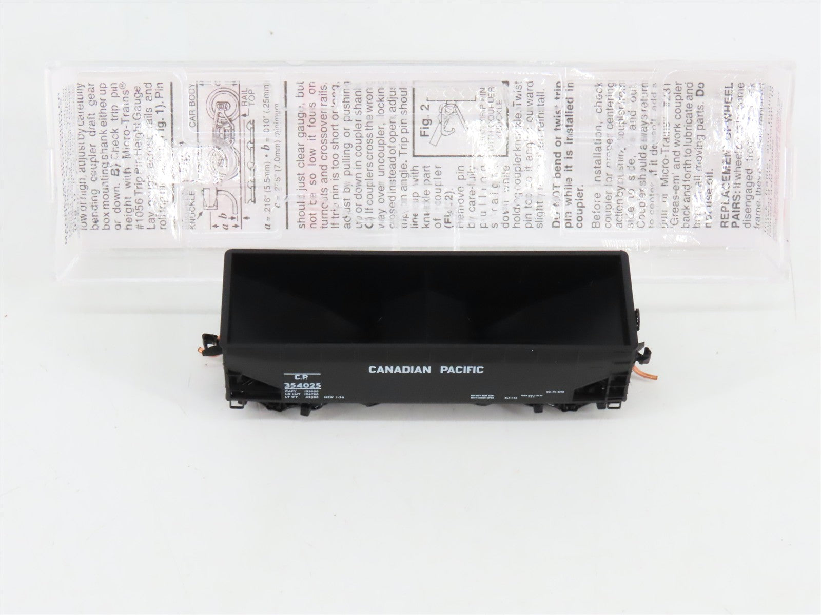 N Scale Micro-Trains MTL 55150 CP Canadian Pacific 33' 2-Bay Hopper 354025 RTR