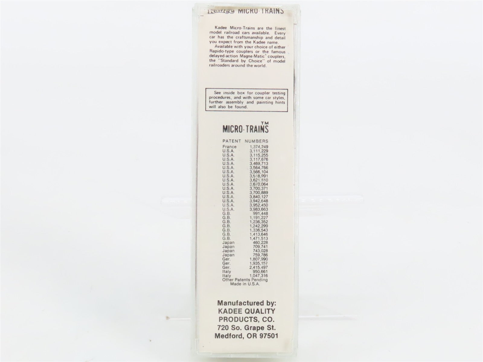 N Scale Micro-Trains MTL EL Erie Lackawanna 40' Box Car 78962 RTR
