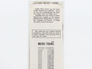 N Scale Micro-Trains MTL EL Erie Lackawanna 40' Box Car 78962 RTR