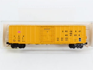N Scale Micro-Trains MTL 27080 GBW Green Bay & Western 50' Box Car 7365 RTR