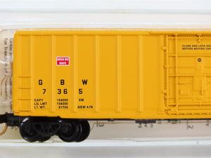 N Scale Micro-Trains MTL 27080 GBW Green Bay & Western 50' Box Car 7365 RTR