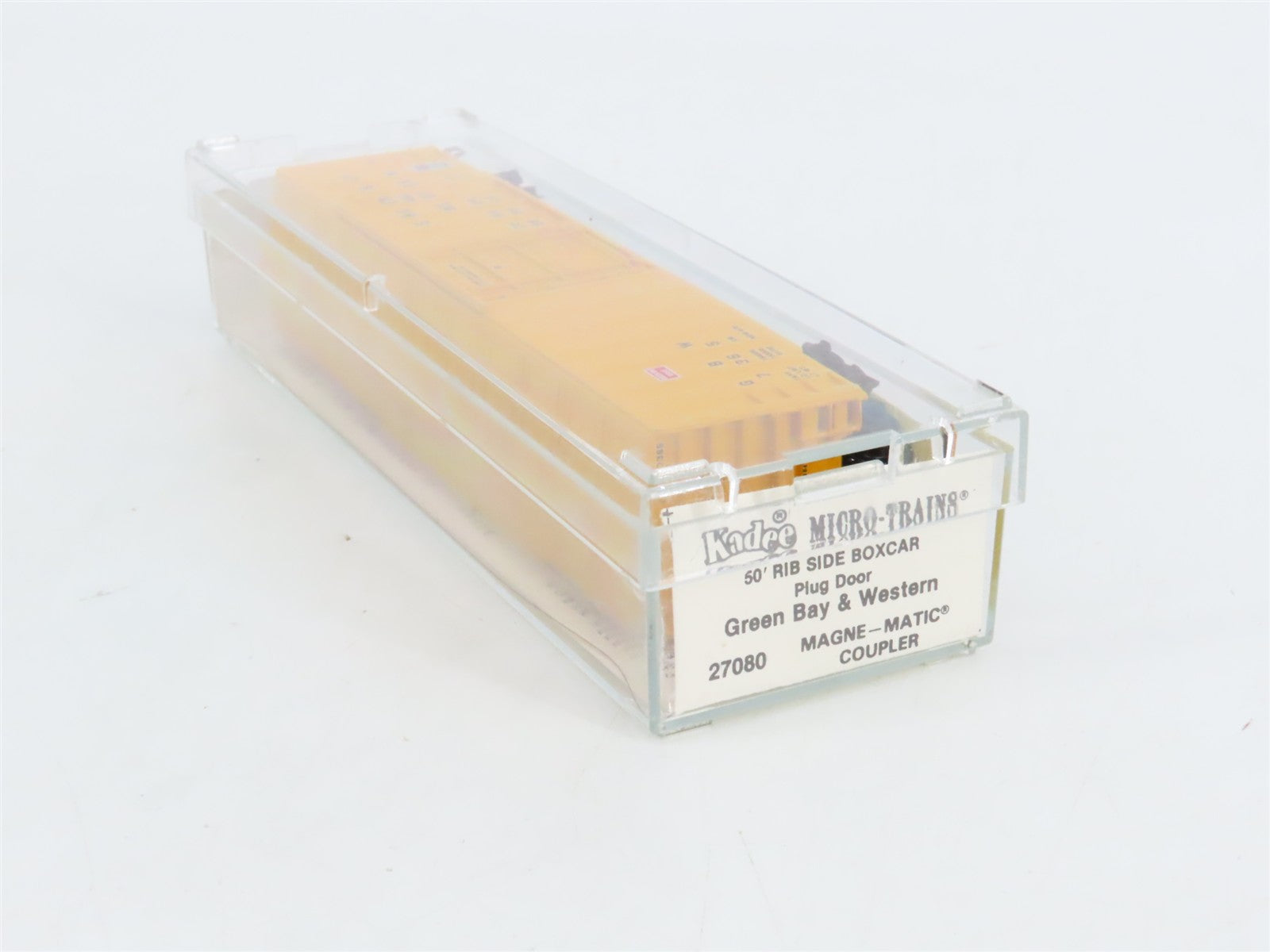 N Scale Micro-Trains MTL 27080 GBW Green Bay & Western 50' Box Car 7365 RTR