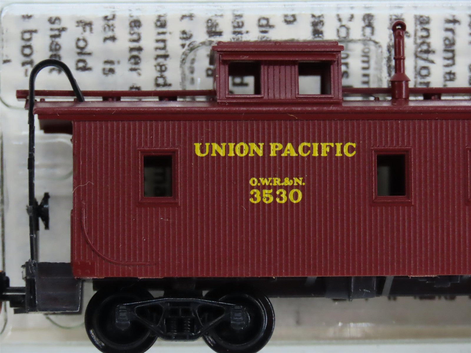 N Scale Micro-Trains MTL 50010 UP Union Pacific 34' Wood-Sheathed Caboose RTR