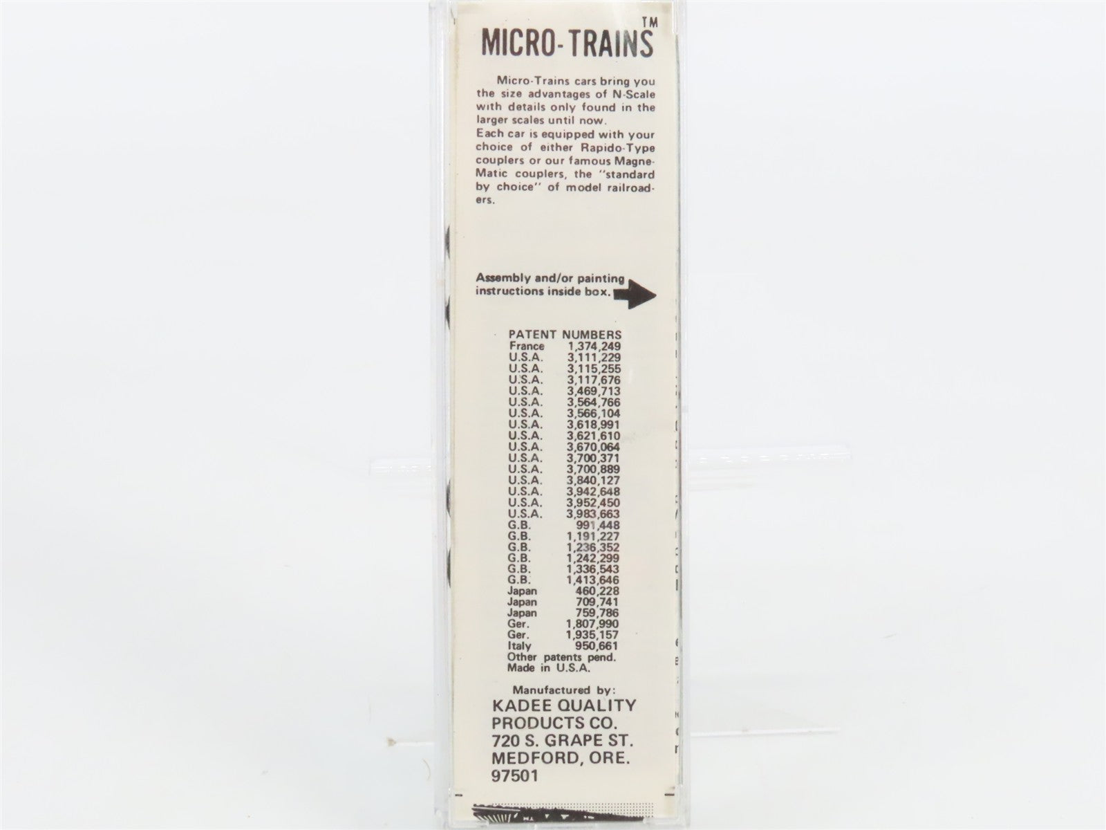 N Scale Micro-Trains MTL 50010 UP Union Pacific 34' Wood-Sheathed Caboose RTR
