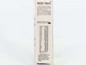 N Scale Micro-Trains MTL 50010 UP Union Pacific 34' Wood-Sheathed Caboose RTR