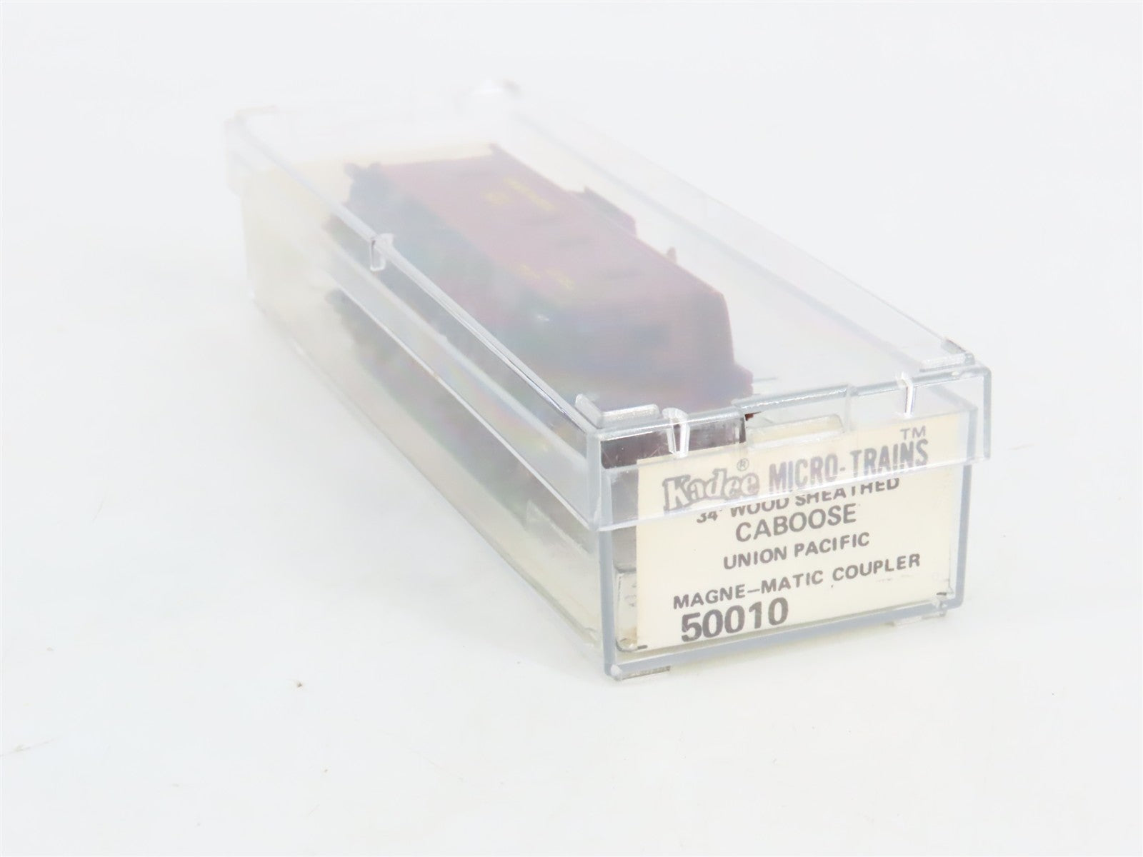 N Scale Micro-Trains MTL 50010 UP Union Pacific 34' Wood-Sheathed Caboose RTR