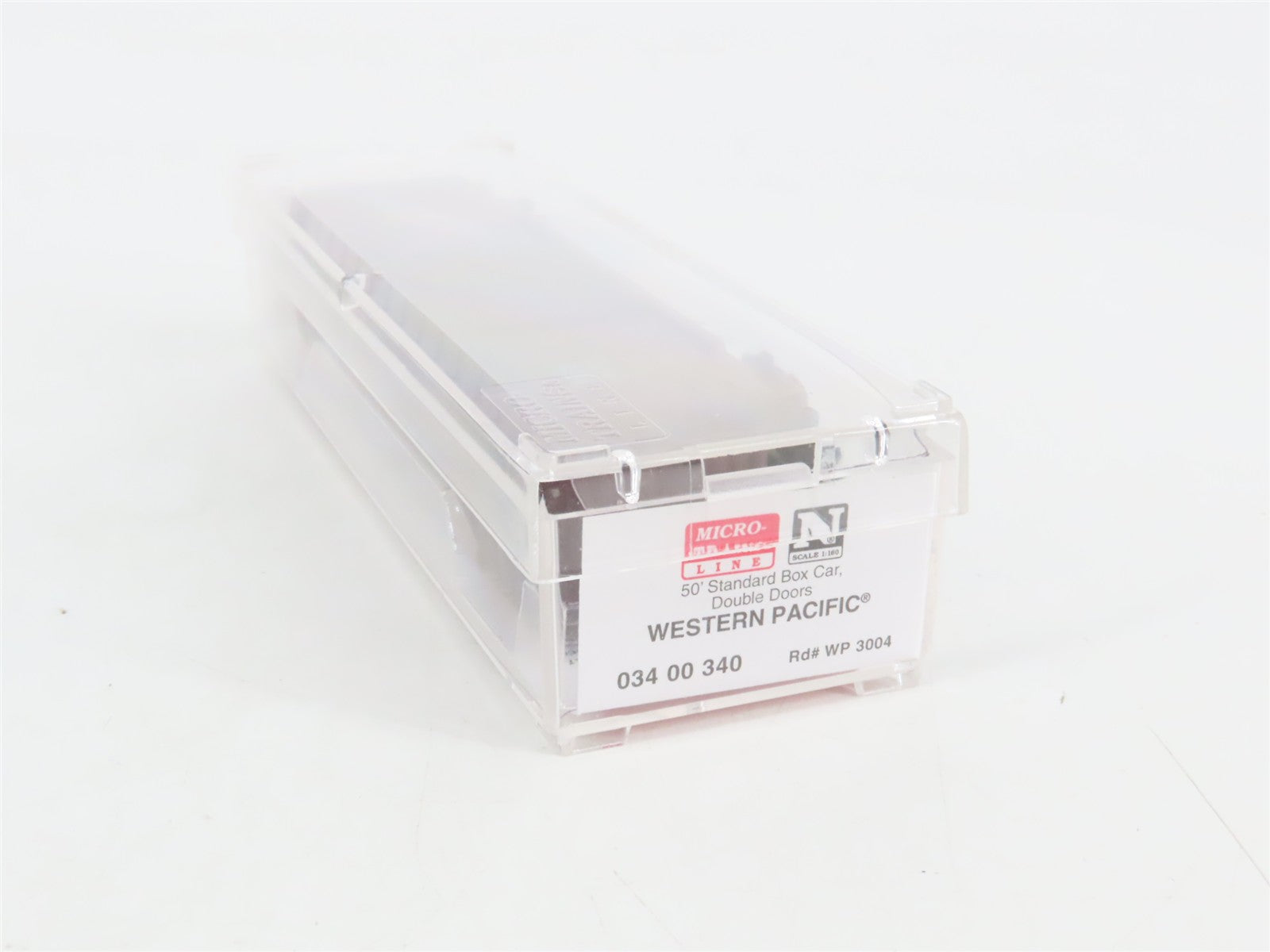 N Scale Micro-Trains MTL 03400340 WP Western Pacific 50' Double Door Box Car RTR
