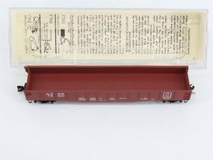 N Scale Micro-Trains MTL 46080 Santa Fe 50' Fishbelly Side Drop End Gondola RTR