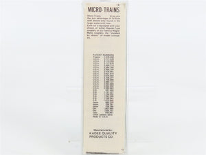 N Scale Micro-Trains MTL 46080 Santa Fe 50' Fishbelly Side Drop End Gondola RTR
