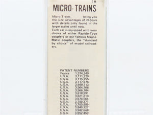 N Scale Micro-Trains MTL 46080 Santa Fe 50' Fishbelly Side Drop End Gondola RTR