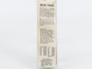 N Scale Kadee Micro-Trains MTL 44060 ATSF Santa Fe 50' Flat Car 90806 RTR
